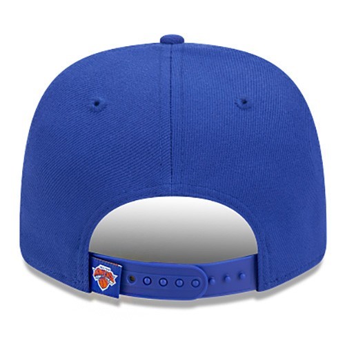 New Era New York Knicks 970 Blue Snapback Hat NBA Official Stretch Snap Cap