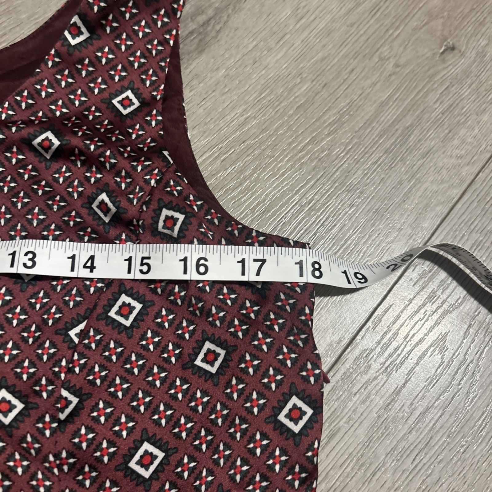 Tahari ASL (Arthur S. Levine) Petite “Geometric” Sleeveless Scoop Neck Blouse