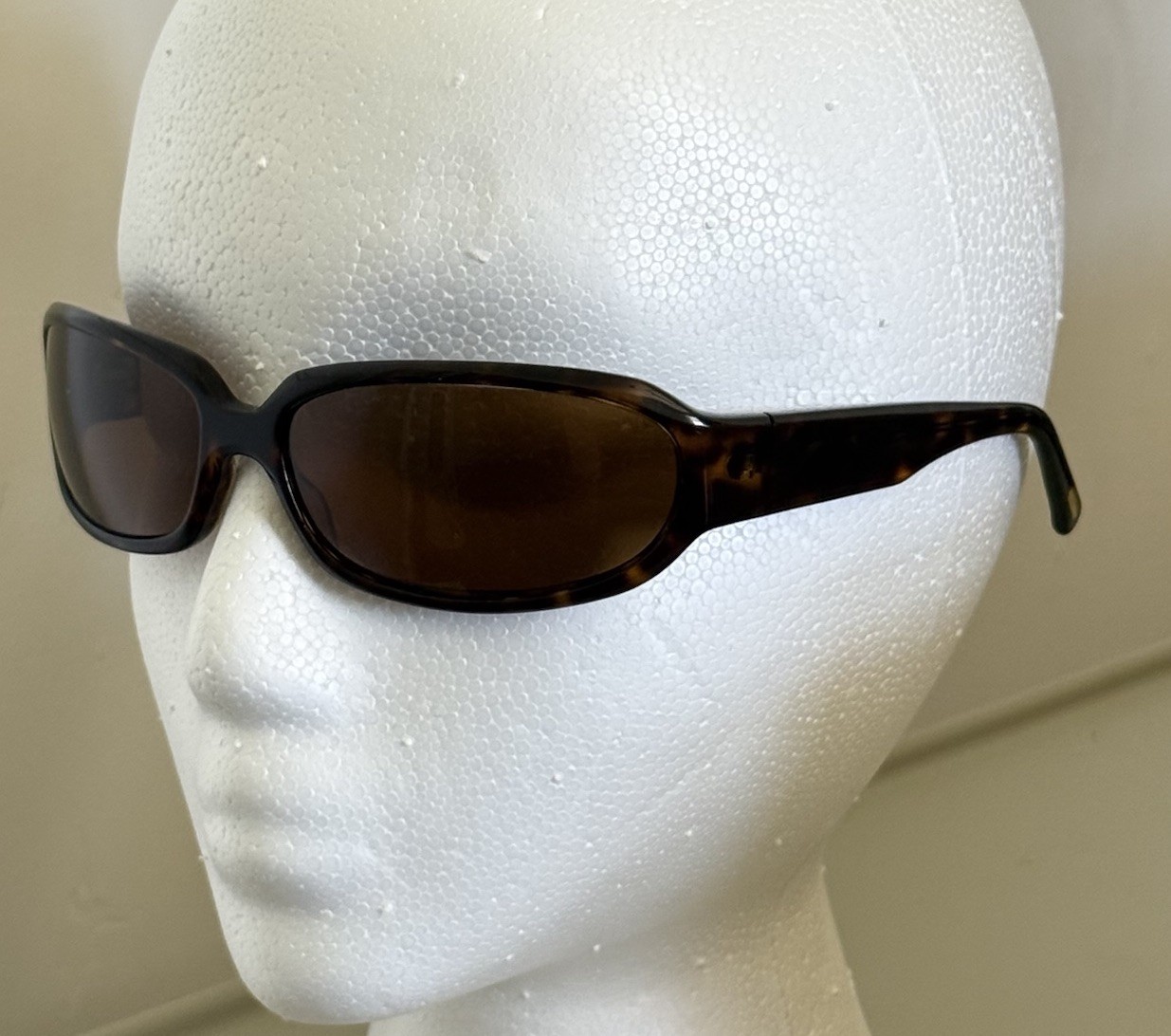 Oliver Peoples Marley 362 Tortoise WrapSunglasses Brown Lens Made in Japan 64-15