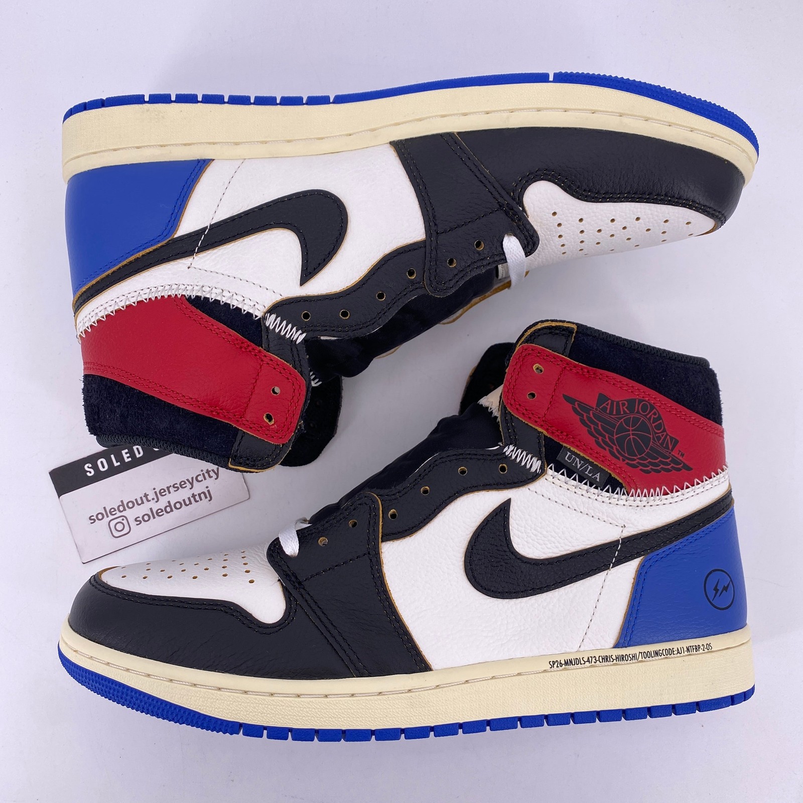 Air Jordan 1 Retro High “UNION FRAGMENT VARSITY RED” 2026 – Size 11.5 – IO7847..