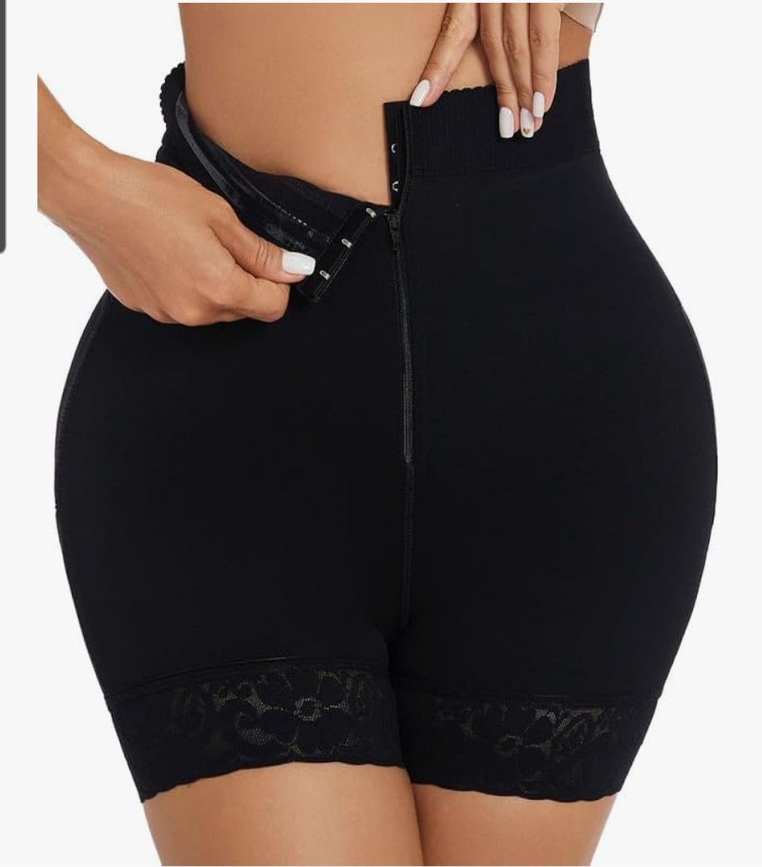 SHAPERIN Faja Shorts Tummy Control Shapewear for Women High Waist Butt Lifter L