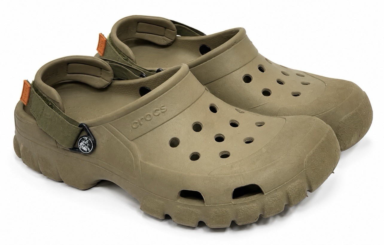 Crocs Offroad Sport Clog Men’s Size 13 Olive Green Rugged Turbo Strap