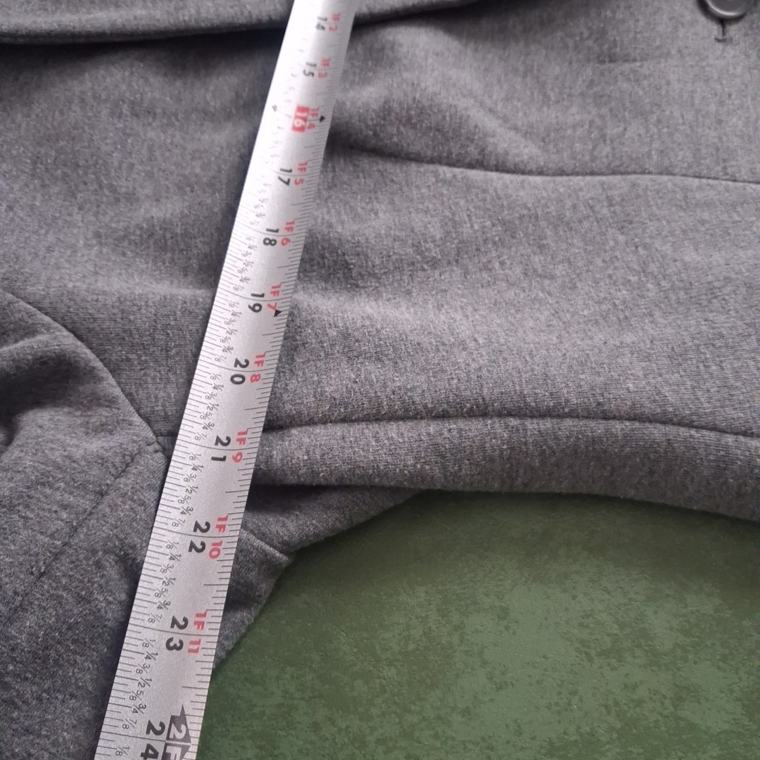 Mossimo Heather Gray Knit Blazer – Women’s XL Single Button Jacket