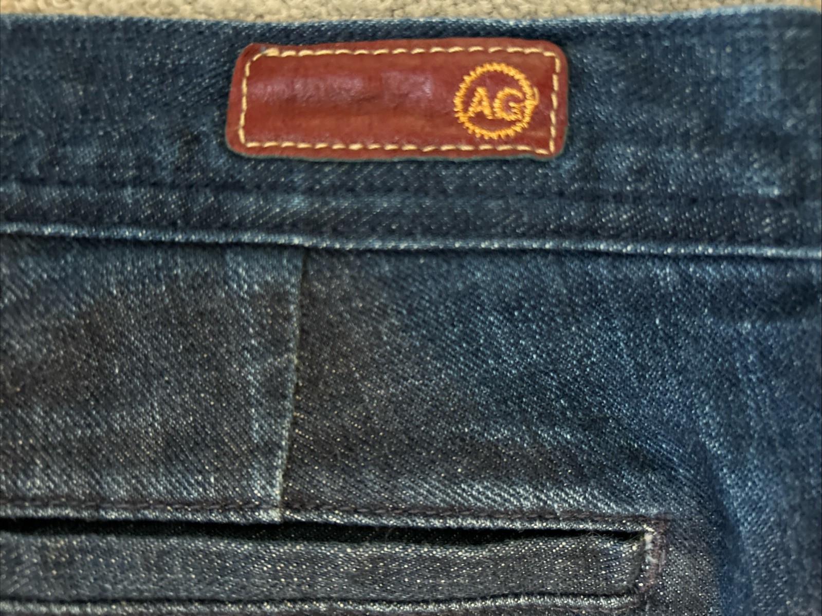 Adriano Goldschmied AG Jeans The Royale Flare Wide Leg Dark Wash Size 31R