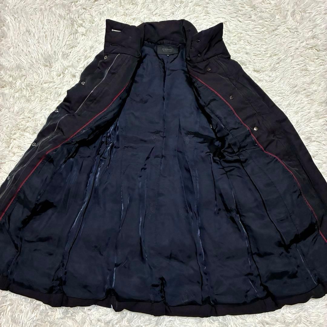 Burberry Black Label Down Coat 38 Black