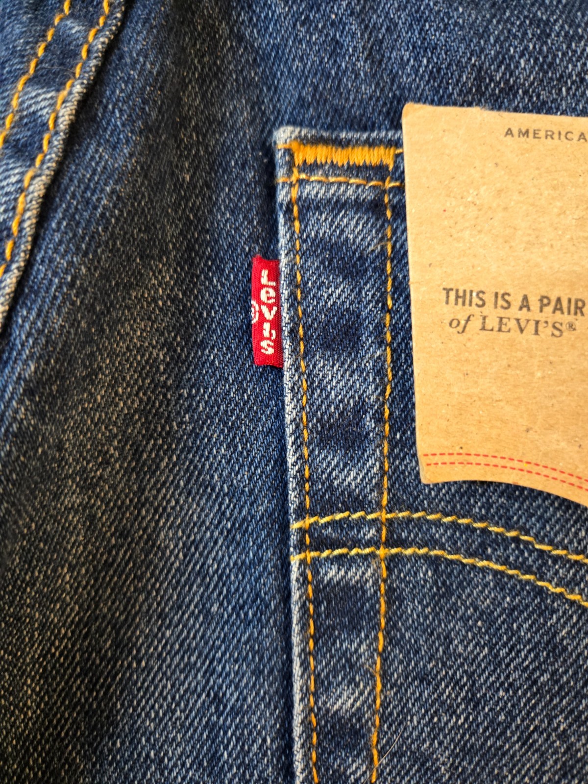 Levi’s 501 ’93 Original Jeans Mens 28×32 NWT Blue Straight Leg Button Fly