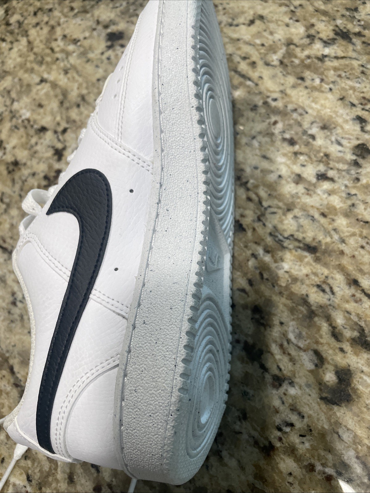 Size 6 – Nike Court Vision Next Nature Low White Black (Single Left Foot)