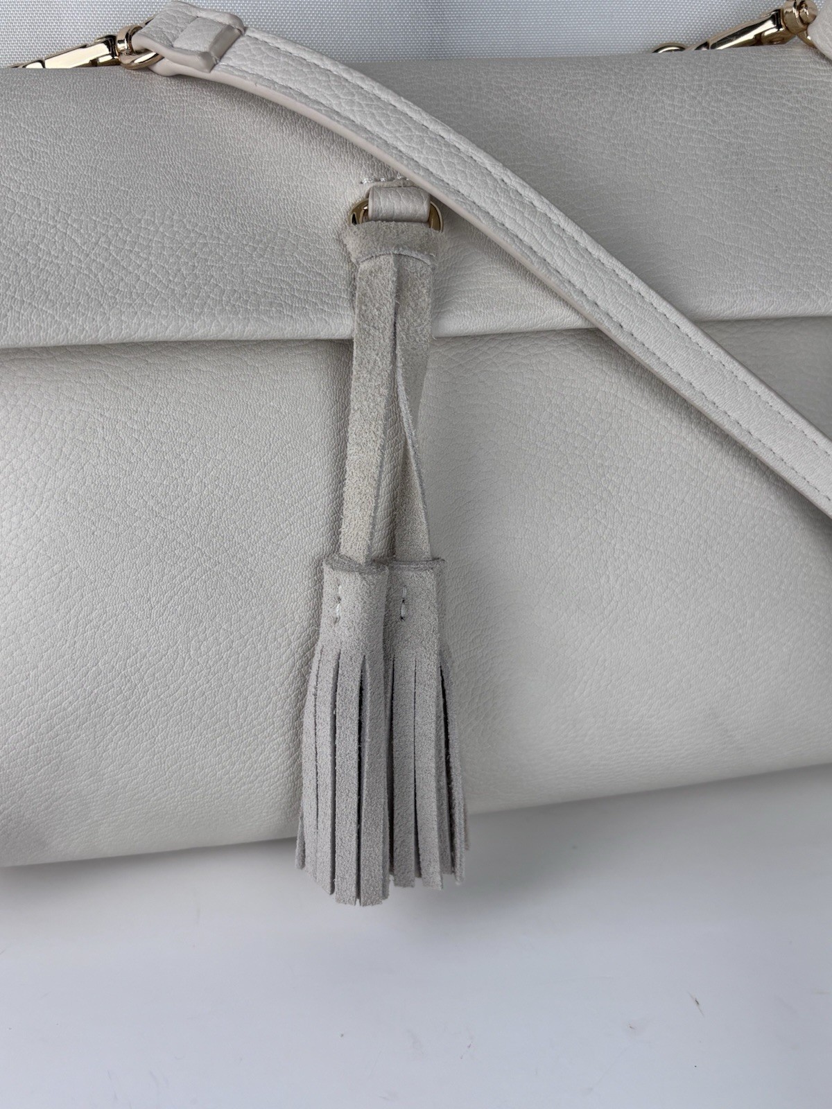 Street Level Anthropologie Crossbody Bag Vegan Leather & 100% Cow Leather trim