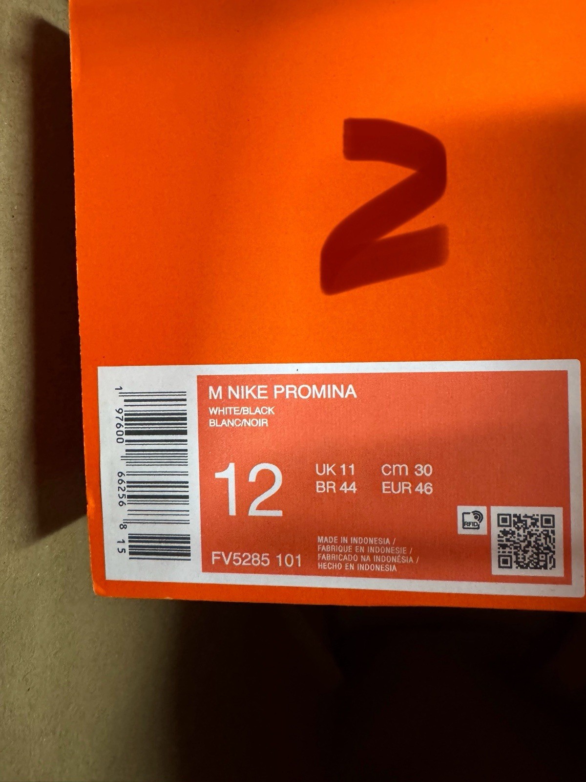 Men’s Size 12 – Nike Promina Men’s Walking Training Casual White FV5285-101