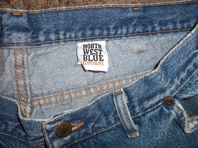 Vintage NORTHWEST BLUE COMPANY made in USA cotton Jeans measures 35×29