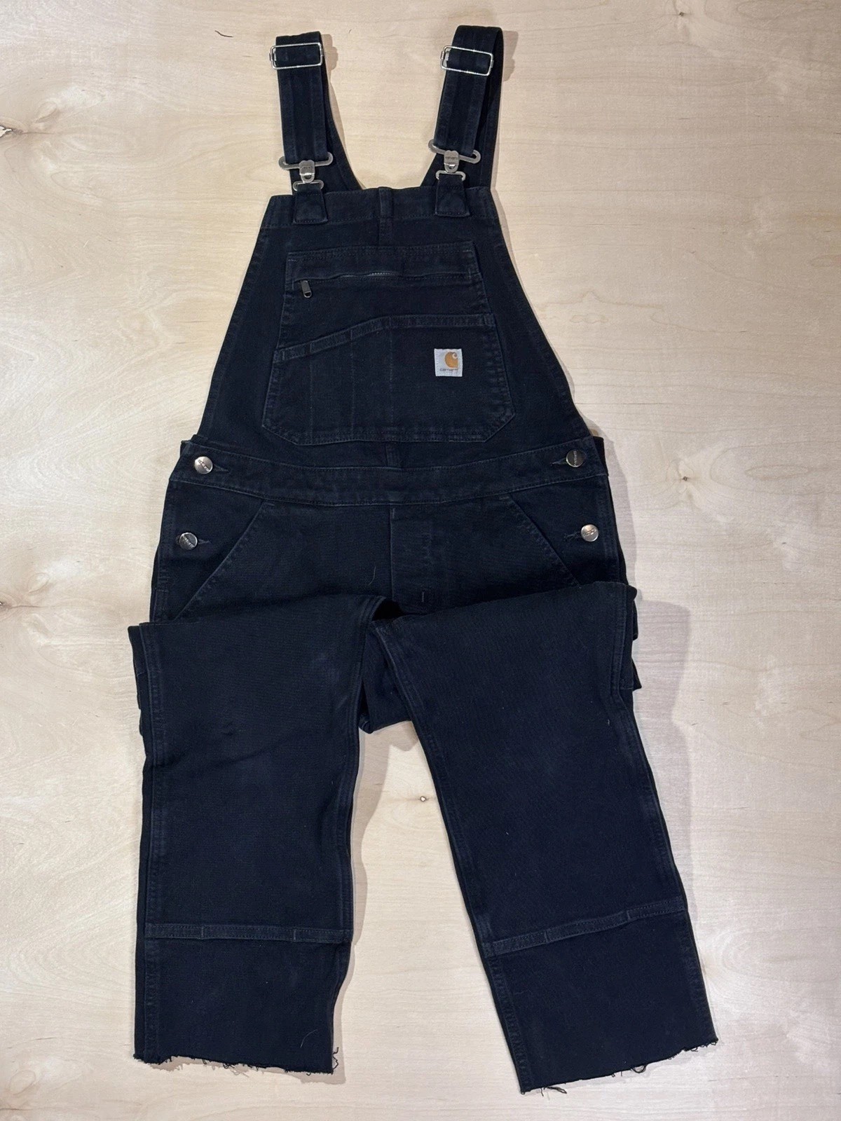 Carhartt Overalls 1044556 Womens 4/6 Short Black – CUT 23.5″ Inseam Length