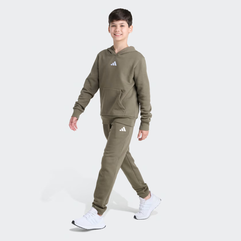 adidas kids Essentials 2-Piece Long Sleeve Fleece Pullover & Jogger Set