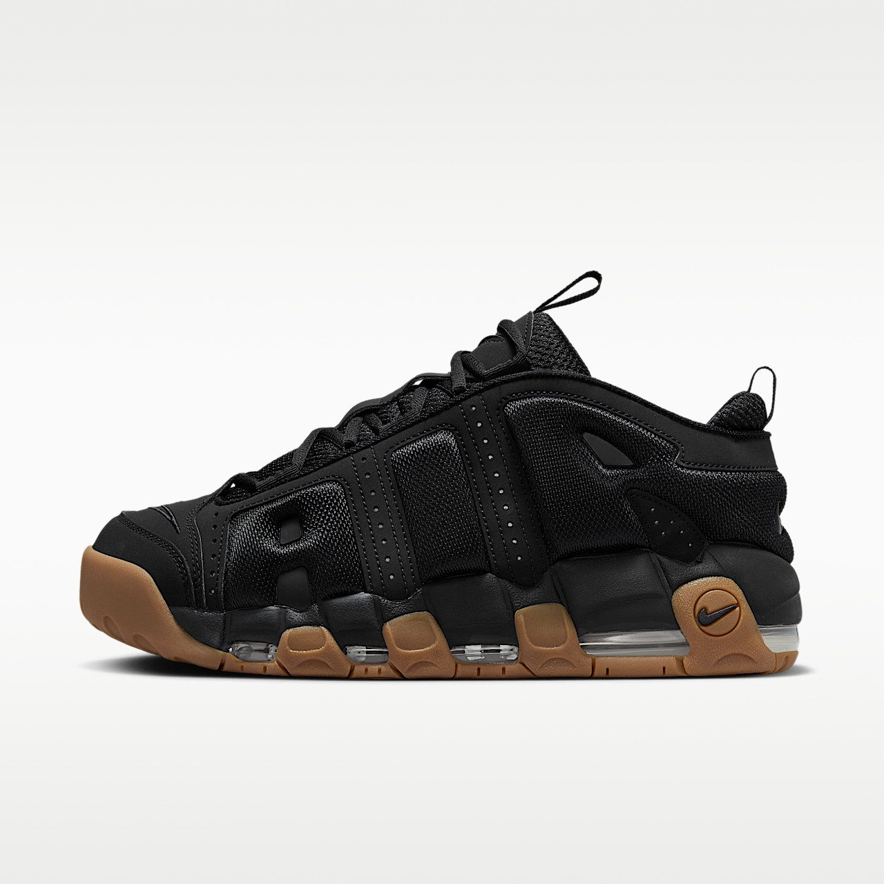 Nike Sneakers Air More Uptempo Low Black Gum FZ3055-003