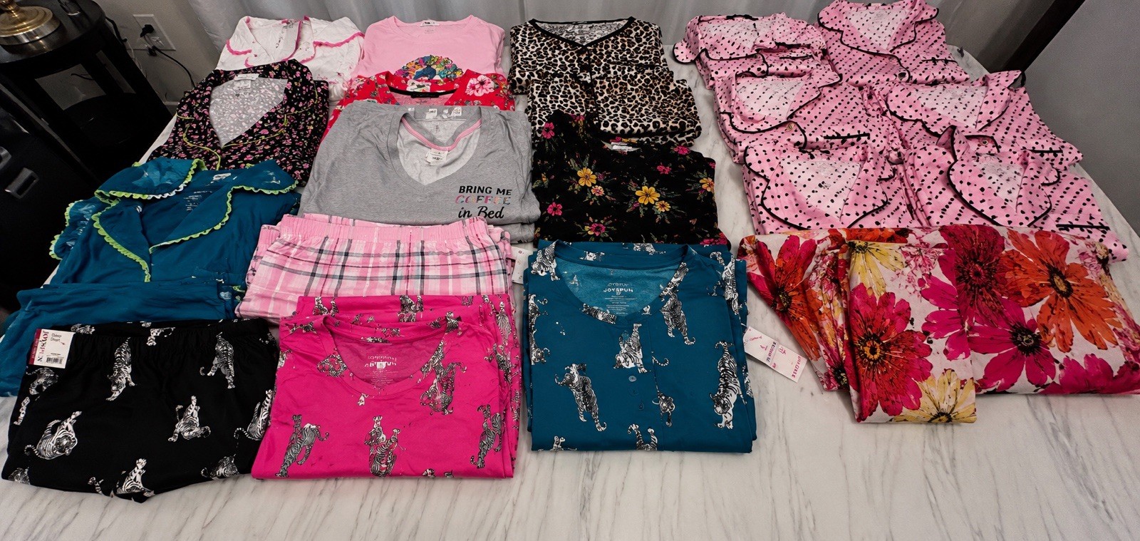 67 Pc Joyspun Sleepwear Lot | Womens Pajamas Sleep Dresses NWT Reseller Bulk