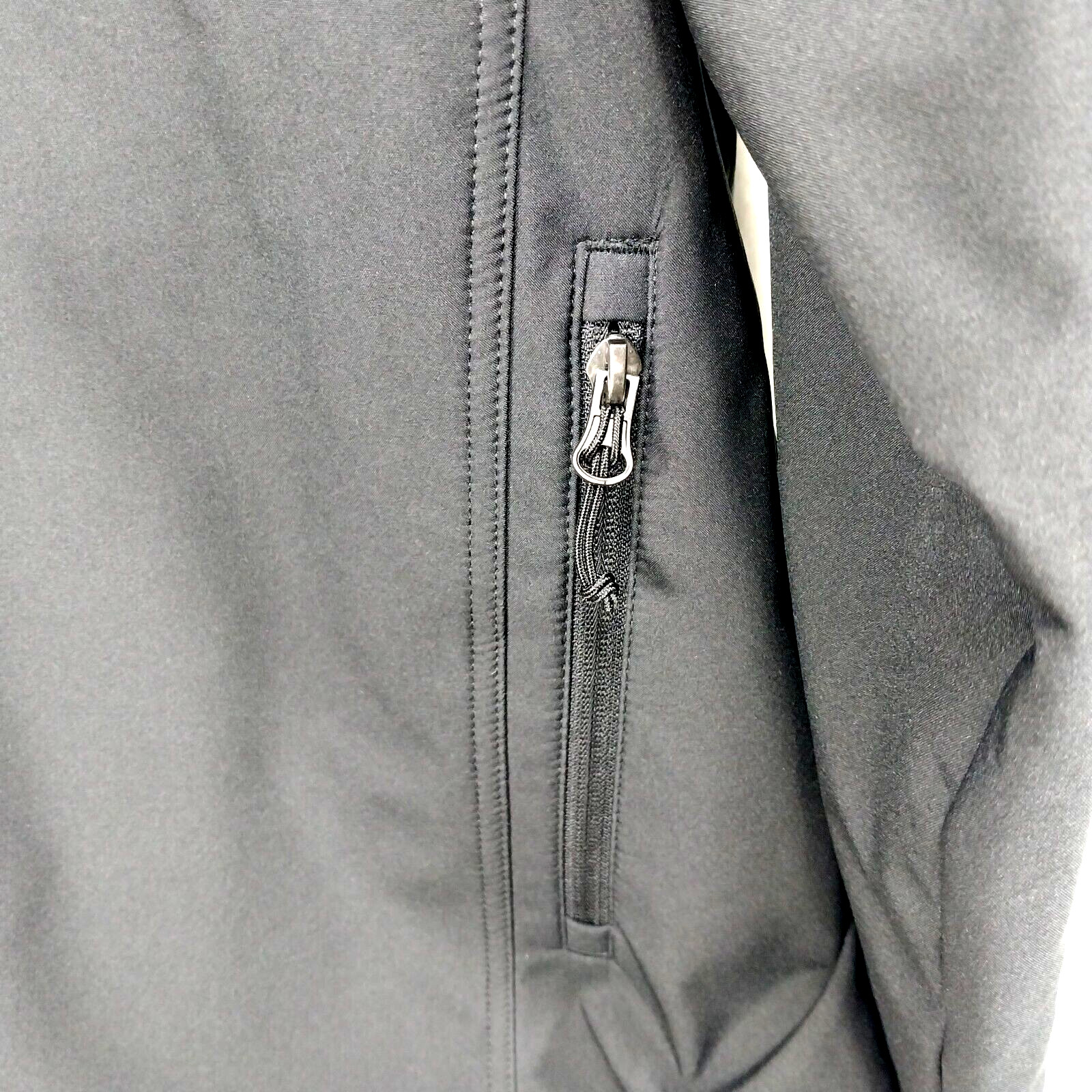 Port Authority Jacket Mens XL Black Soft Shell Full Zip Fleece Lined NEW