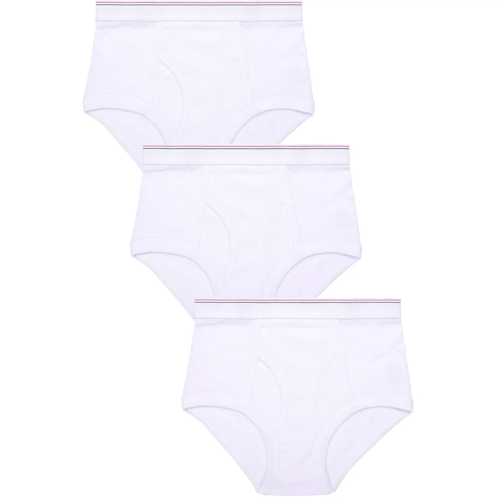 3 PK Men’s White Brief Cotton Blend Size S M L XL KING HUNTER