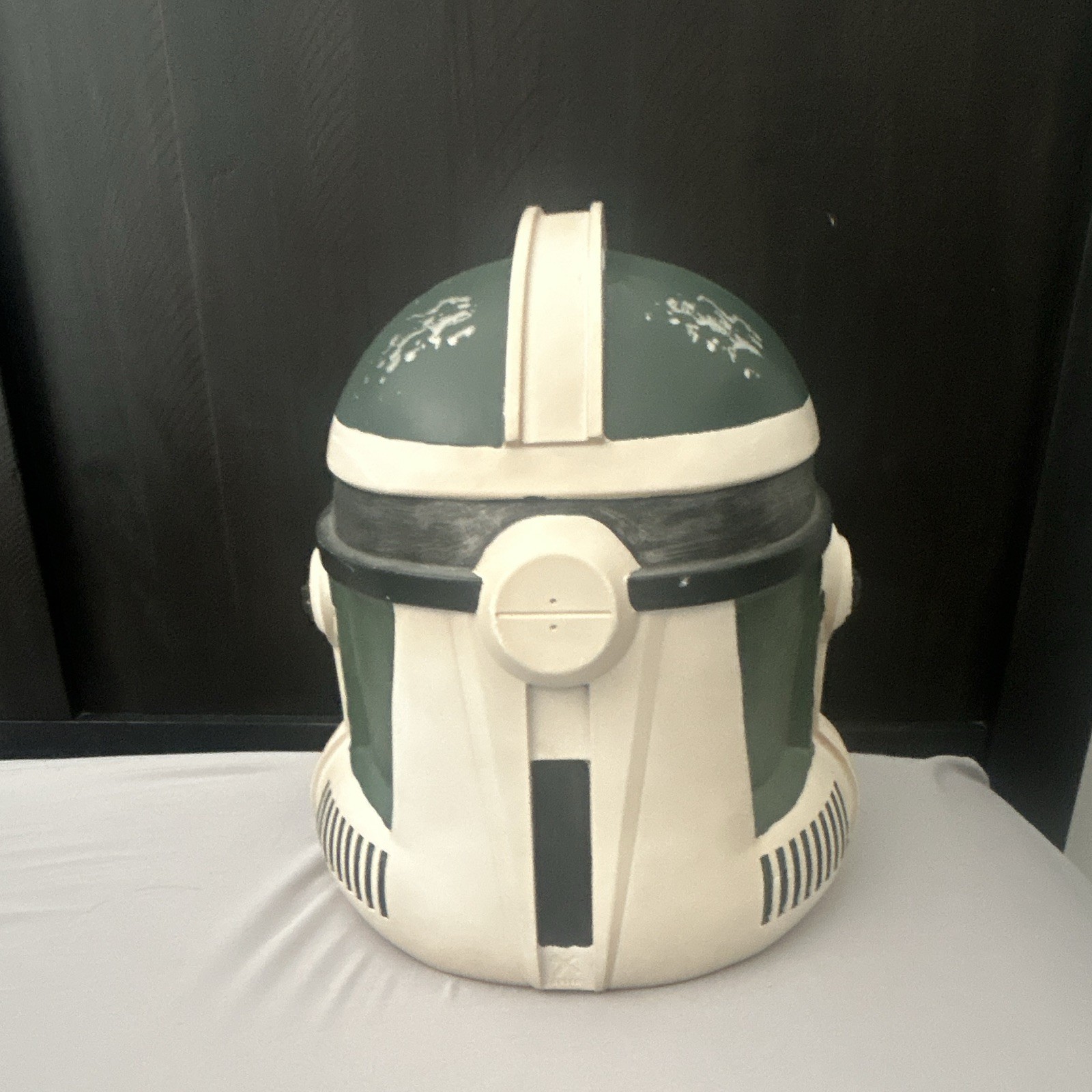 Star Wars Clone Trooper Full Face Helmet Mask, Green/White, Adult Unisex