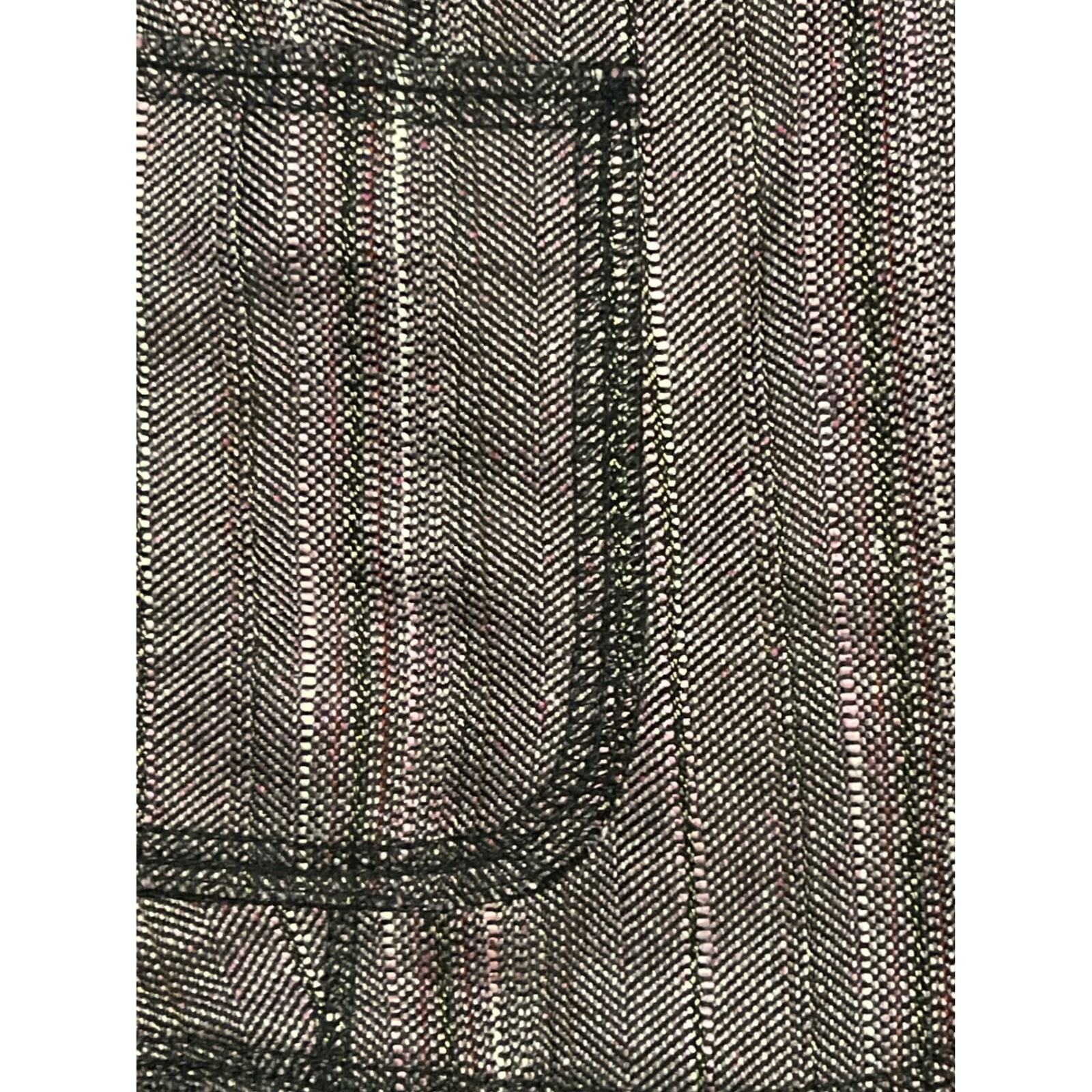 BILL BURNS Womens Striped Blazer Jacket Size 6 Rayon Wool Blend