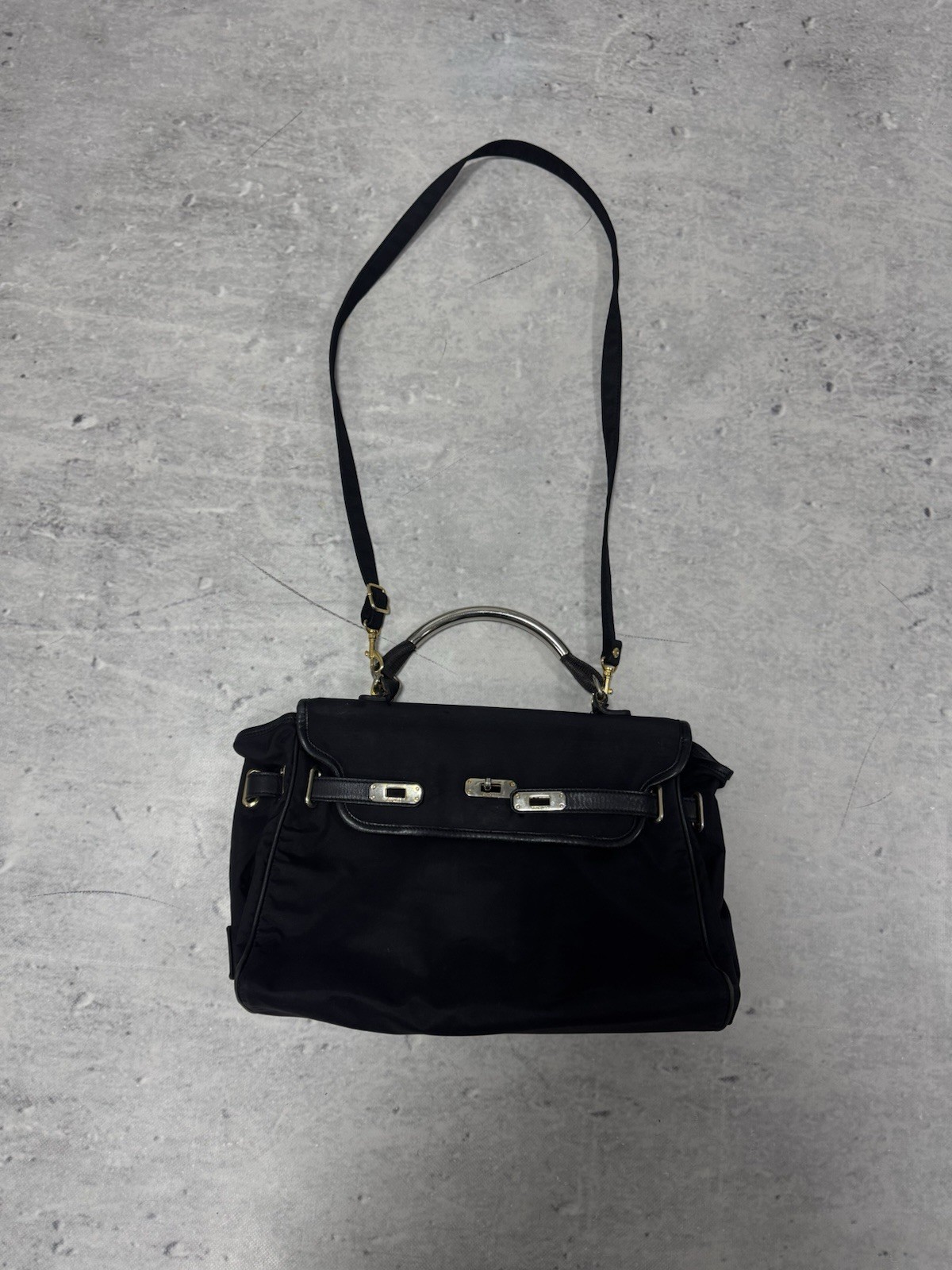 women’s bag MOSCHINO Redwall vintage with leather inserts