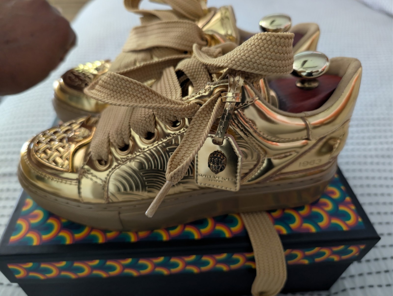 Kurt Geiger Gold Sneakers