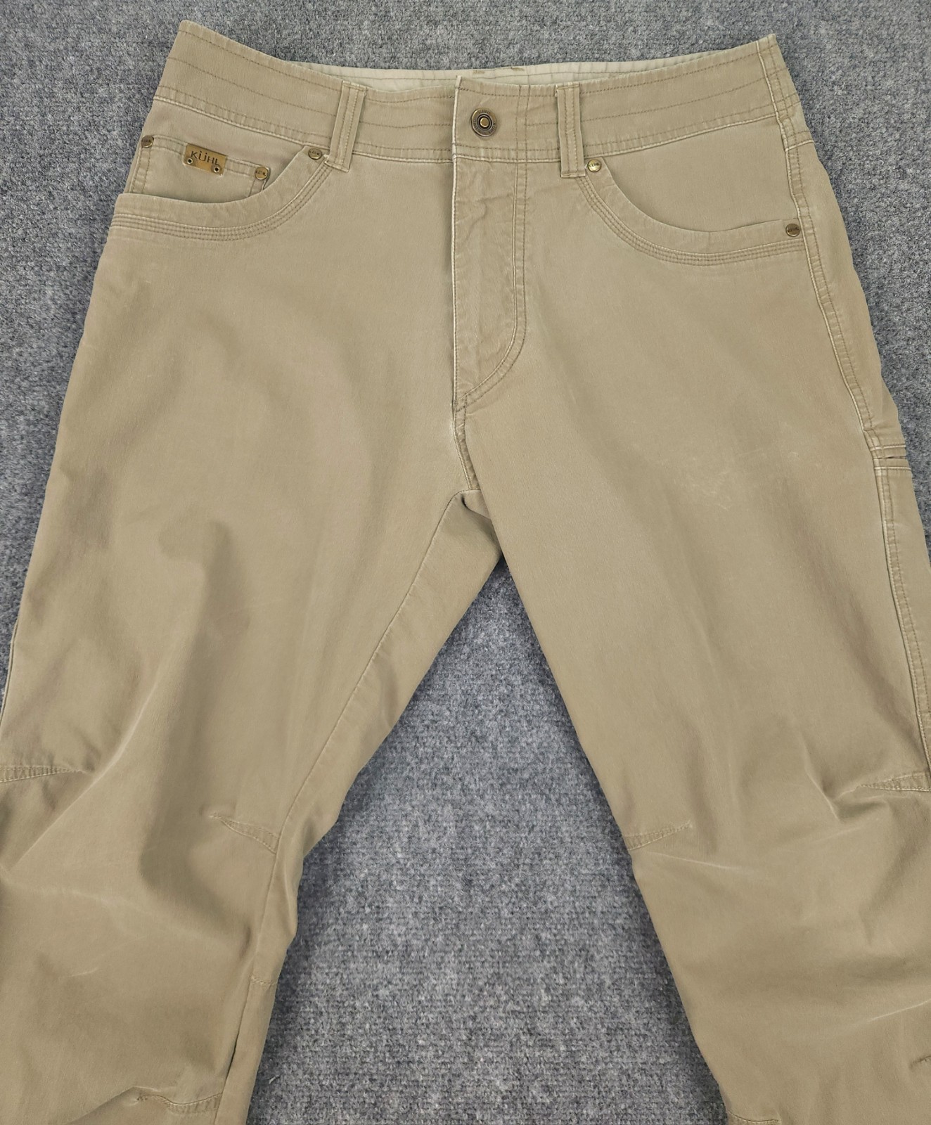 KUHL Revolvr UberKUHL Stretch Pants Men’s 32×32 Khaki Hiking Outdoor Casual…