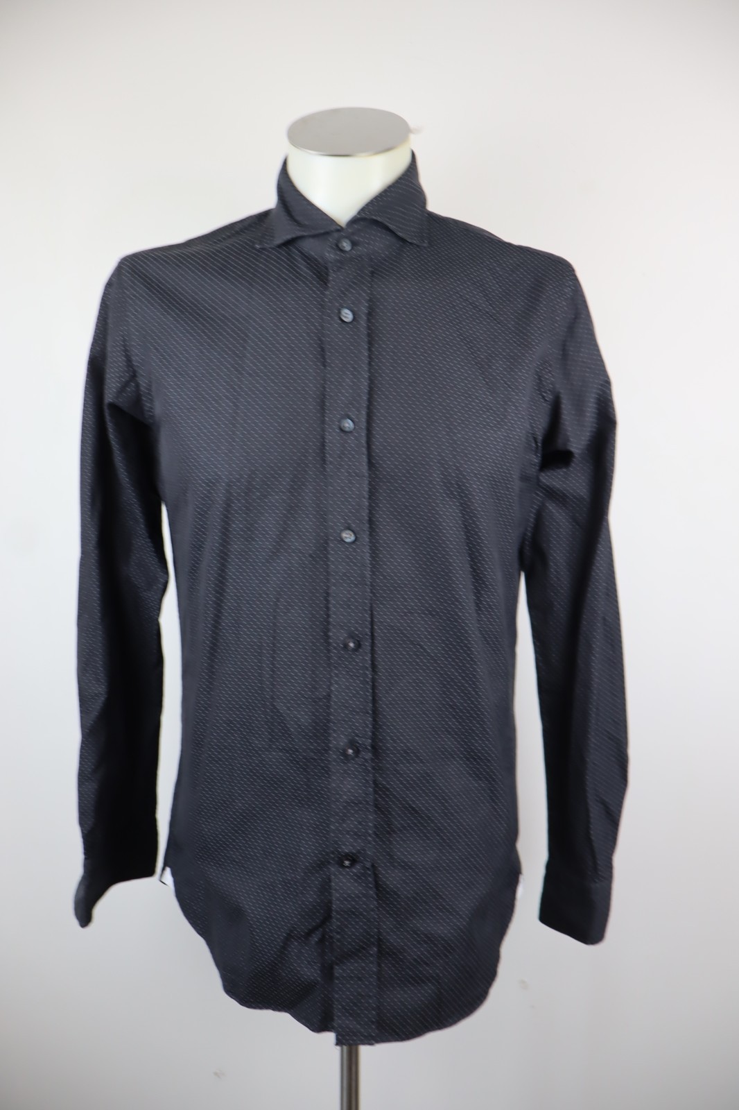 AFFINITO NAPLES SHIRT DRESS SHIRT NECK SIZE 39 / 15.5 COTTON ITALY CLASSIC