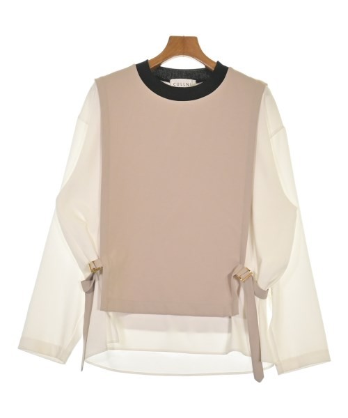 CULLNI Casual Shirts WhitexBeige 2(Approx. M) 2200694352326