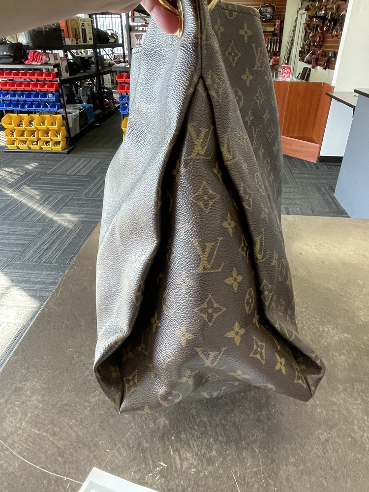 Louis Vuitton Artsy Hobo Bag MM Brown Monogram Canvas W/ COA