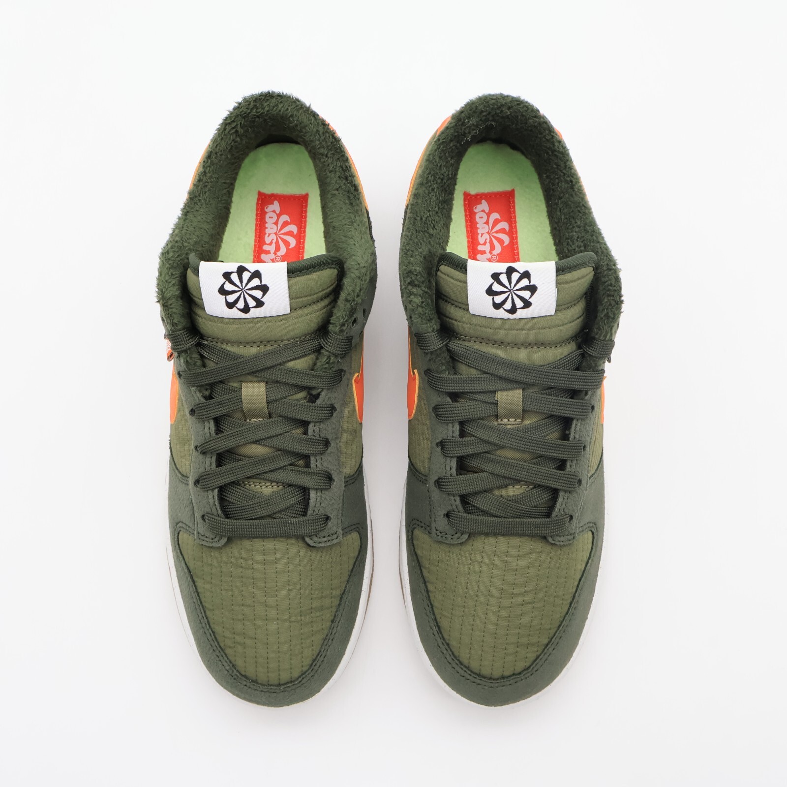 DD3358-300 Nike Dunk Low Retro Toasty Next Nature Sequoia Olive Green (Men’s)