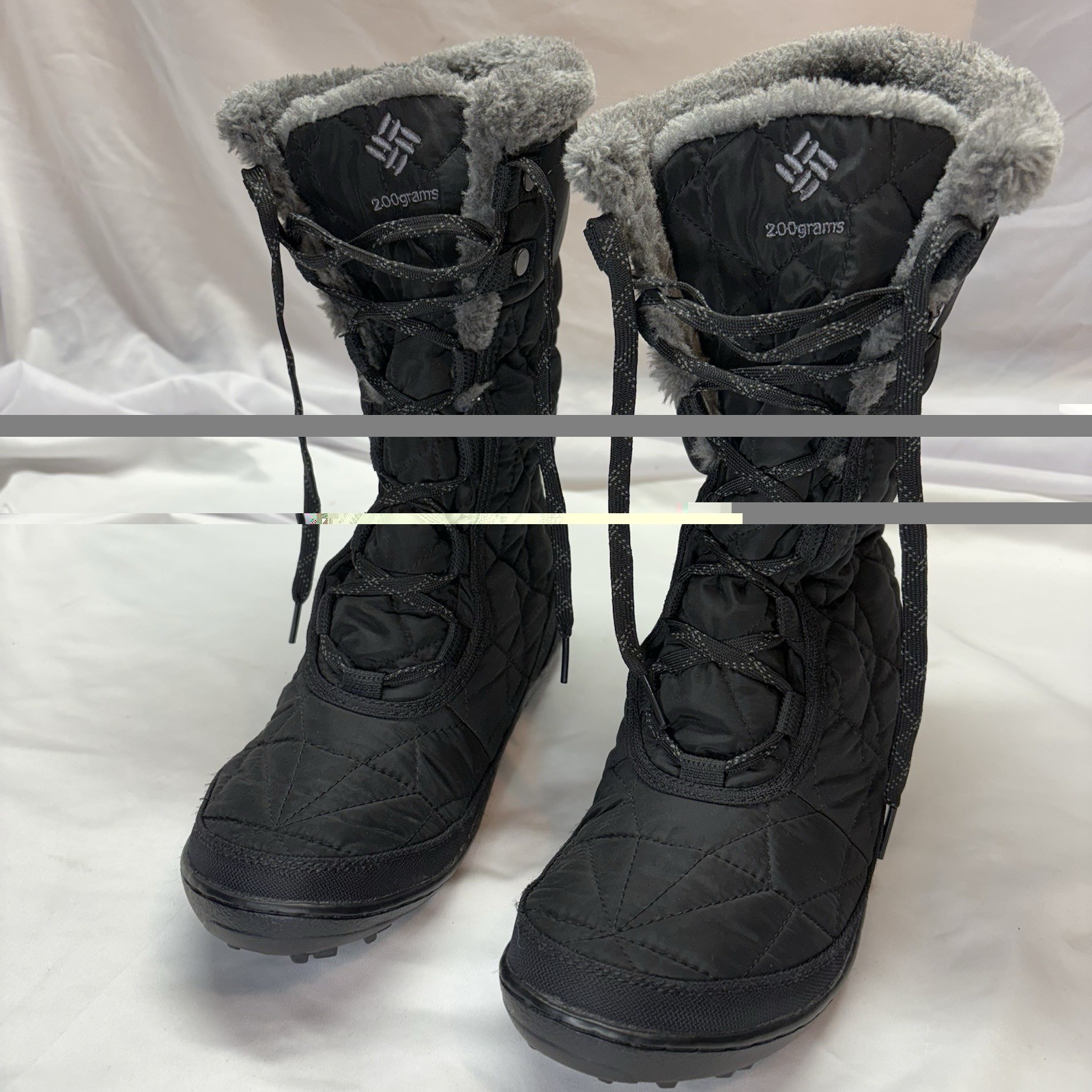 Columbia Women’s Minx Mid II Boot Size 8 Black Waterproof Winter Snow Omni Heat