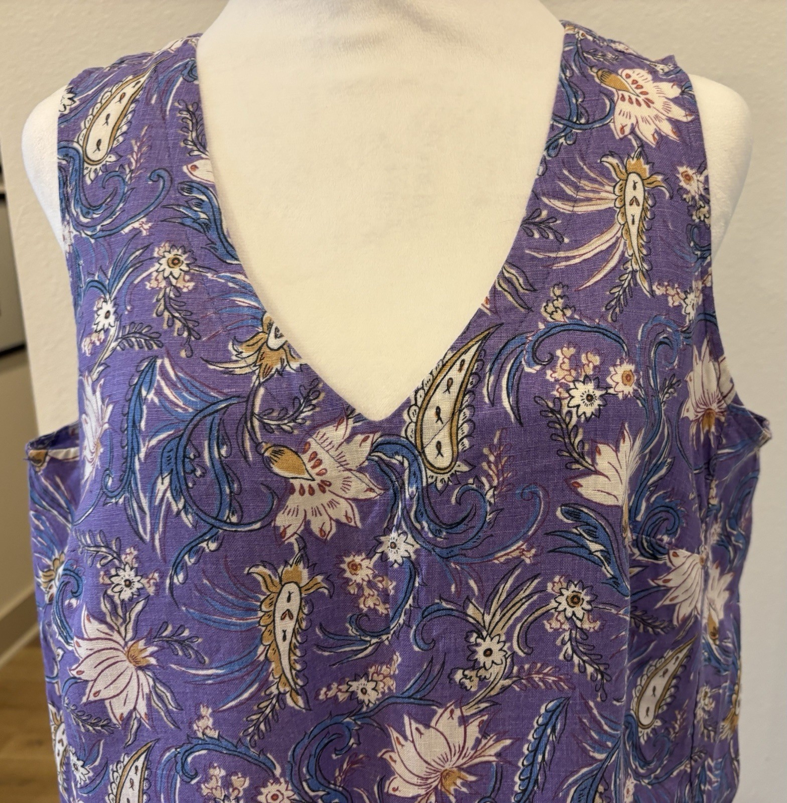 J Jill cute linen dress size medium