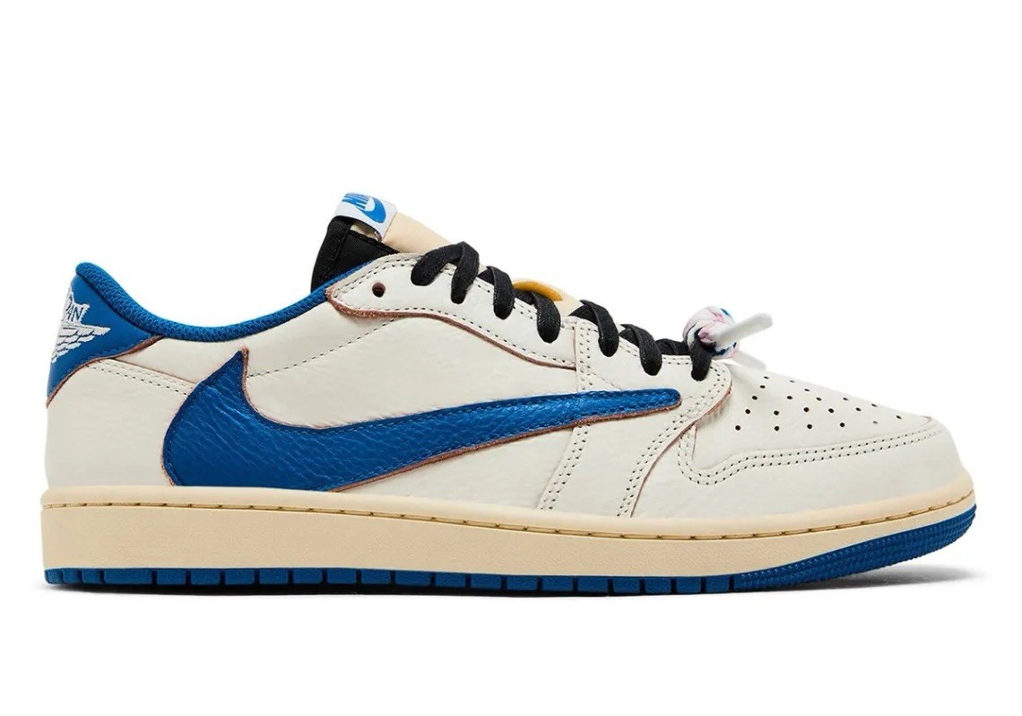 NIKE AIR JORDAN RETRO 1 LOW OG SP Fragment X Travis Scott Sail DM7866-104 Sz 13