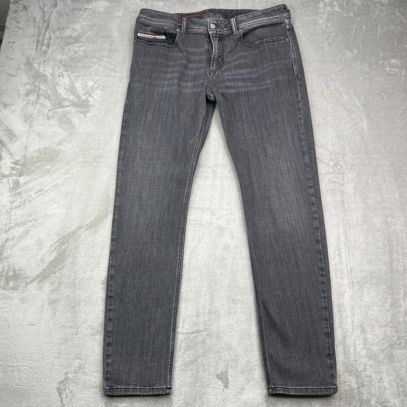 Diesel Jeans Womens 33 Black 1979 5 Pocket Skinny Low Rise Punk Grunge Denim