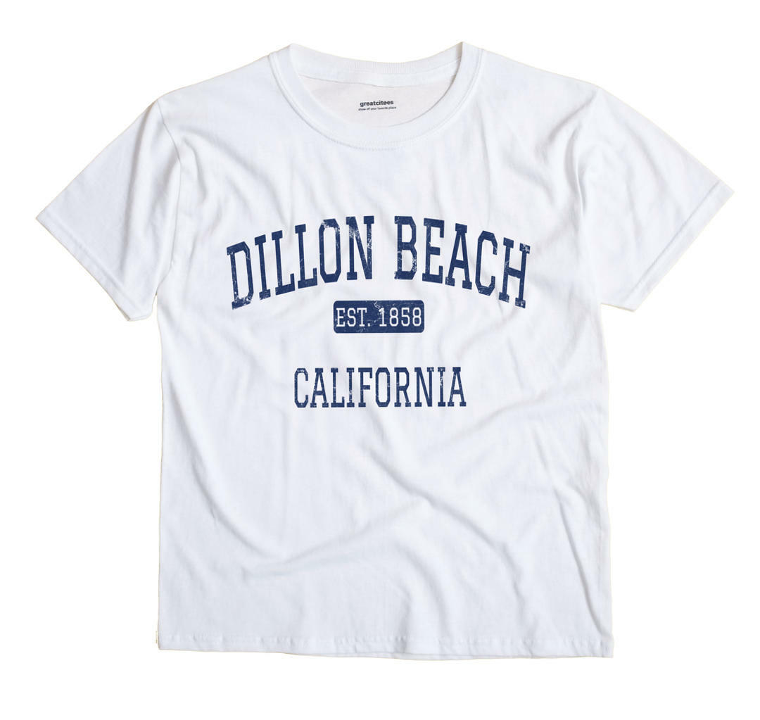 Dillon Beach California CA T-Shirt EST