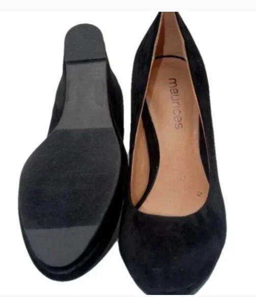 womens Platform wedge shoes suede high heel 6 7 7.5 8 8.5 9 9.5 10 11