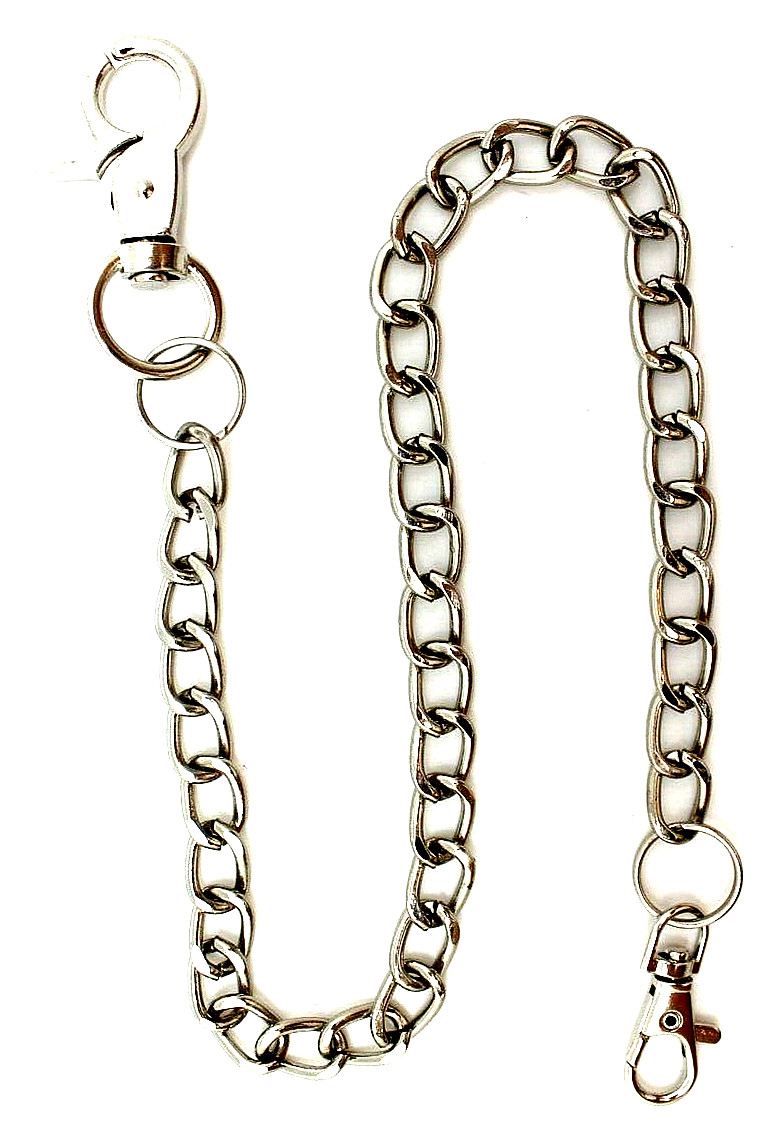 Stainless 21′ in Long Chain Key Ring Replacement for Biker Bifold Trifold Wallet