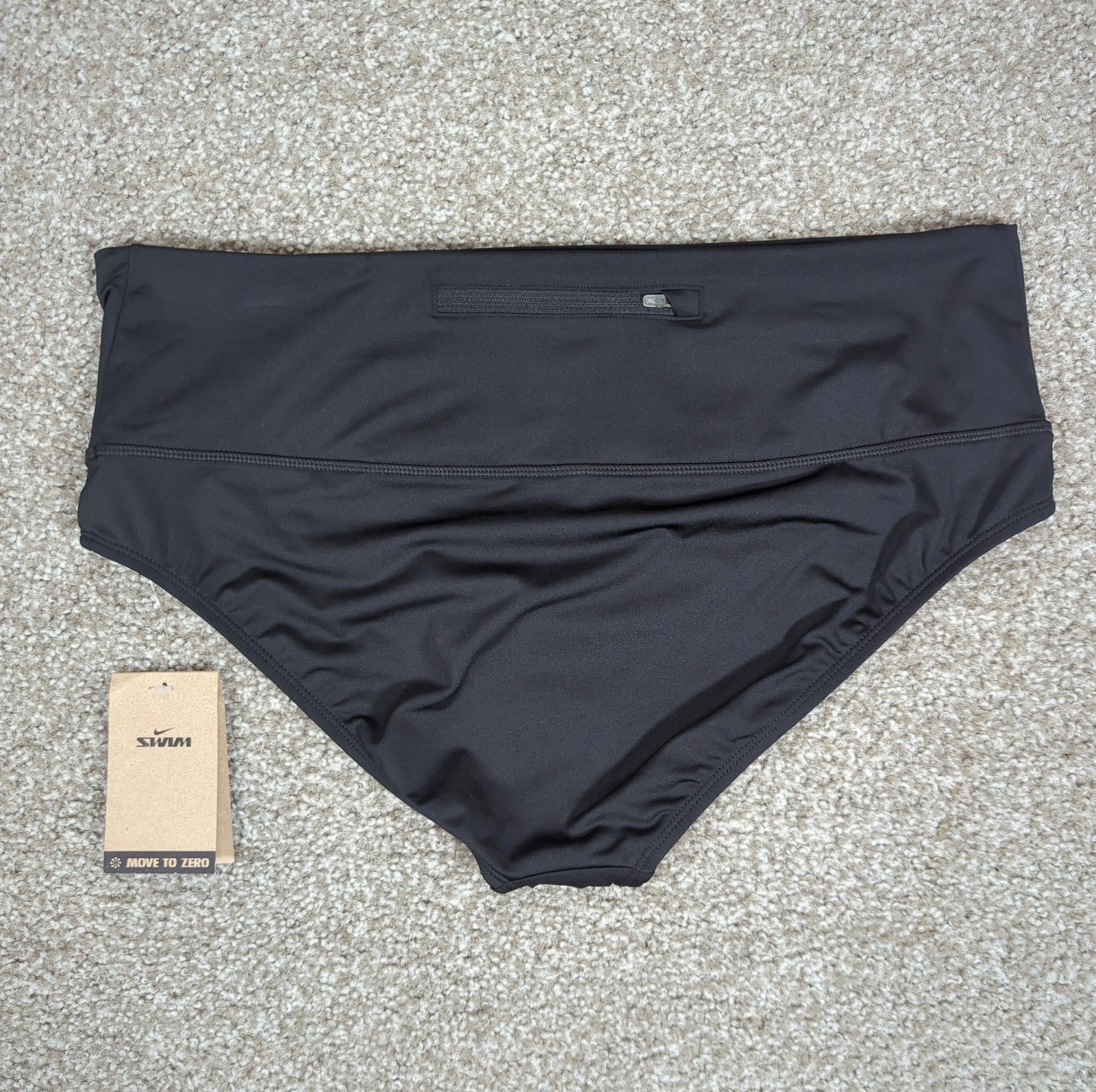 Women’s Nike Essential High-Waist Swim Bottoms Black Size S XL XXL NESSA215K