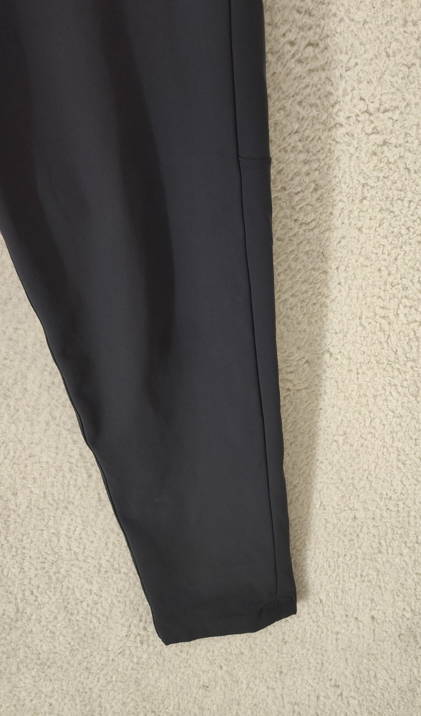 Lululemon Men Pants 33 Gray Poly Blend Straight Regular Fit Flat Front Chino
