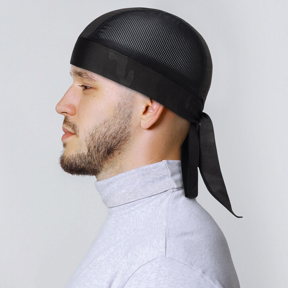 Cooling Helmet Liner Do Dew Rag Skull Cap Beanie for Men Bandana Head Wrap Hat
