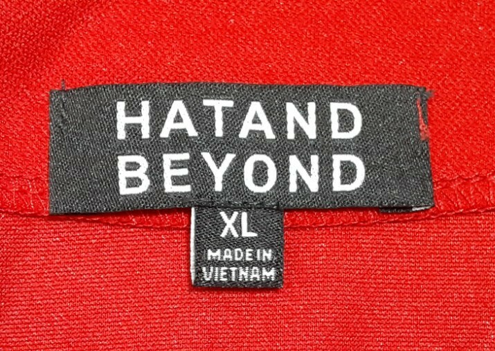 Hat And Beyond Mens Baseball Shirt Size XL Red NWT