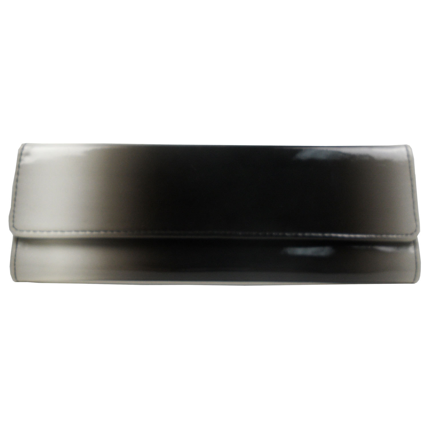 Synthetic Leather PU Pouch Clutch Party Bag Purse Girl Women 2 Tone Color