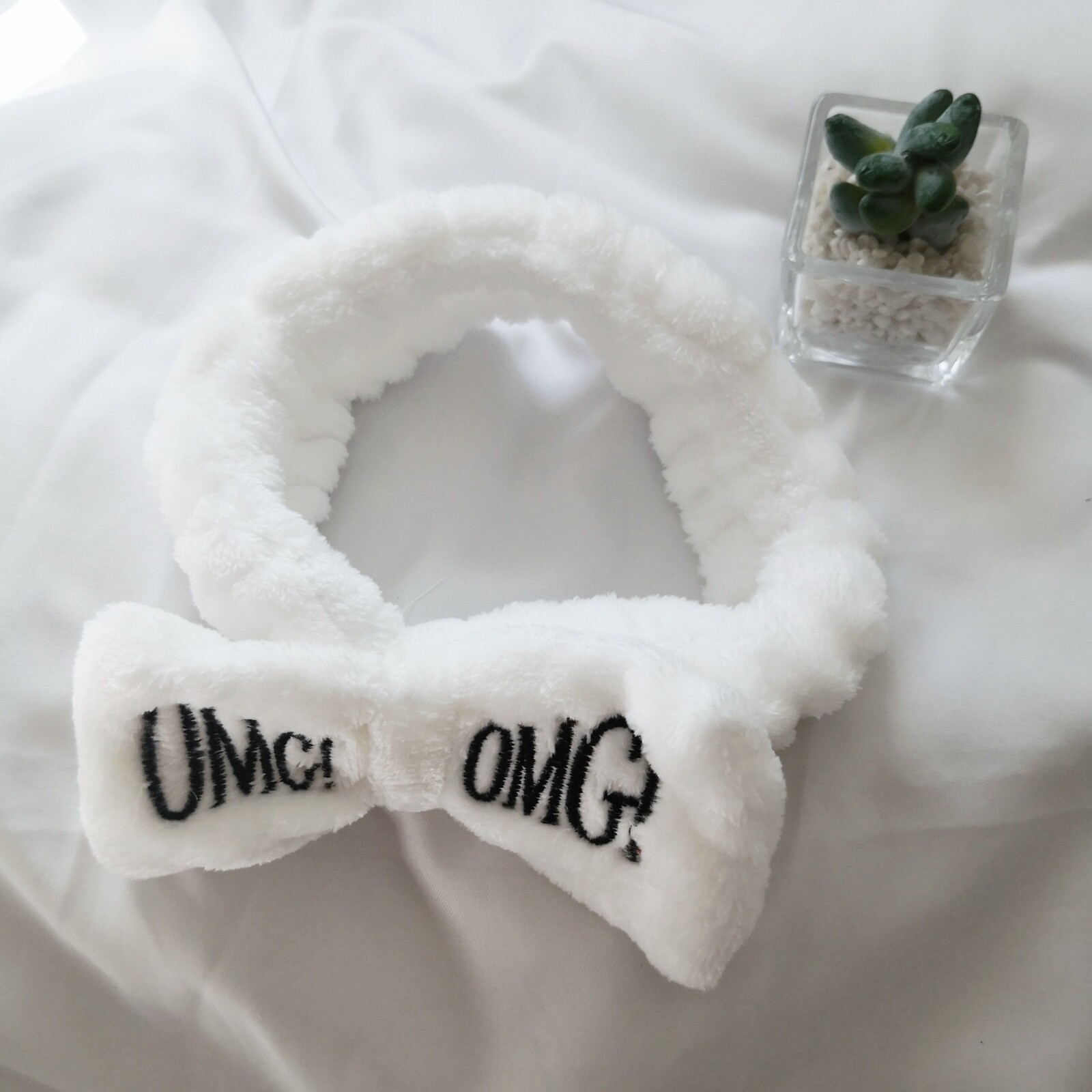 NEW Fashion Women Cute OMG! Plush Headband