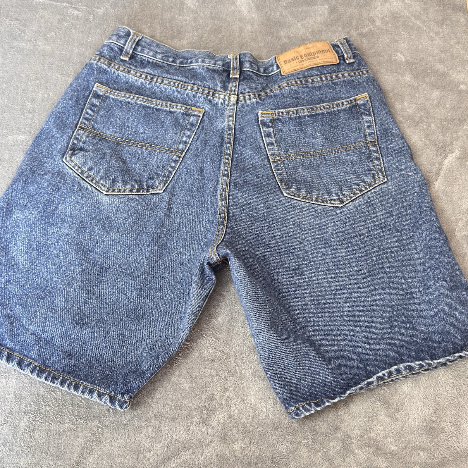 Vintage Basic Equipment Denim Jorts Jean Shorts Blue Men’s Size 10 / Medium