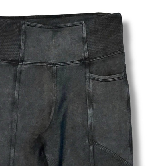 Free People Movement High Rise Get On It Leggings Side Pocket Moto Zip Cuffs XS