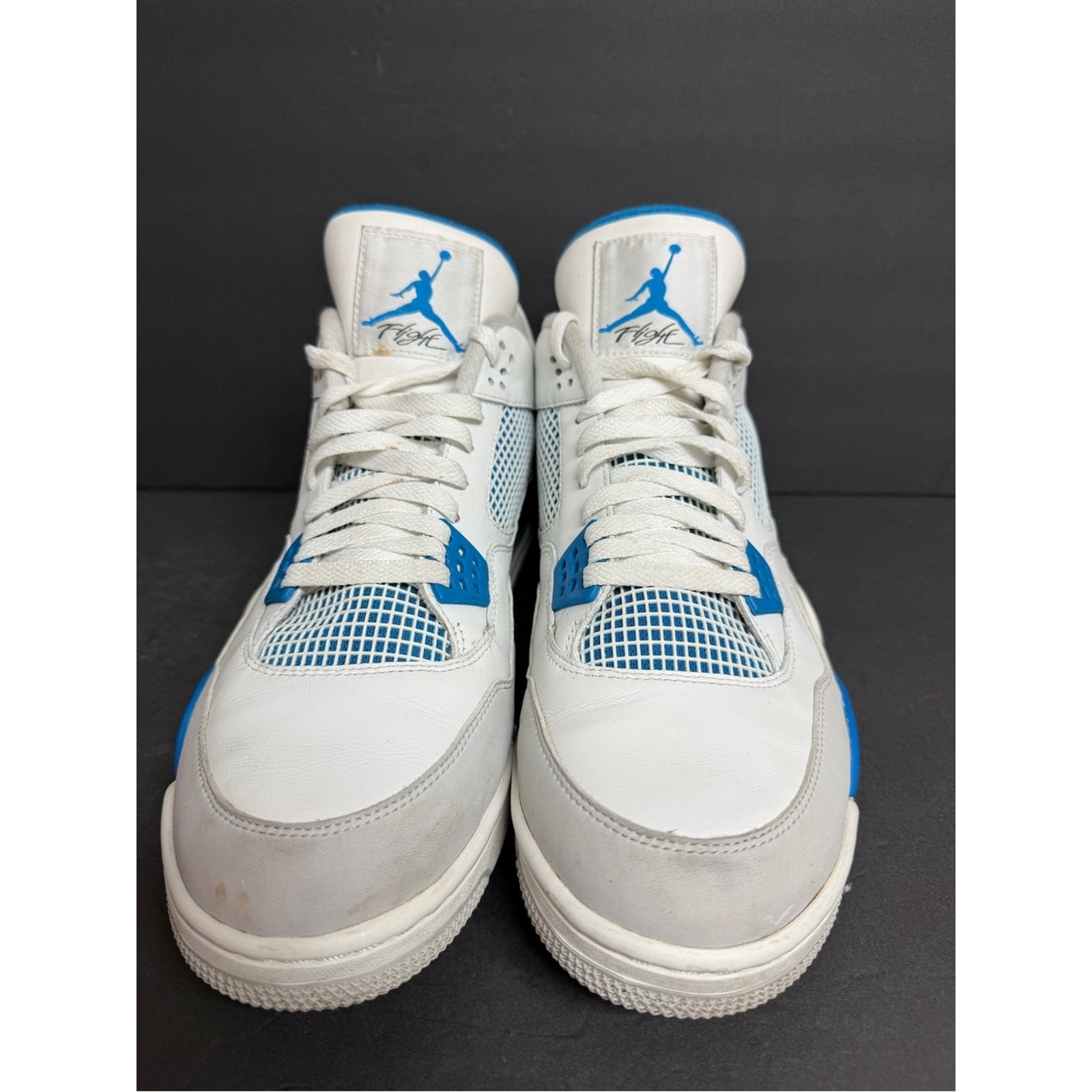 Size 14 – Air Jordan 4 Retro Military Blue 2012 308497-105 OG Authentic