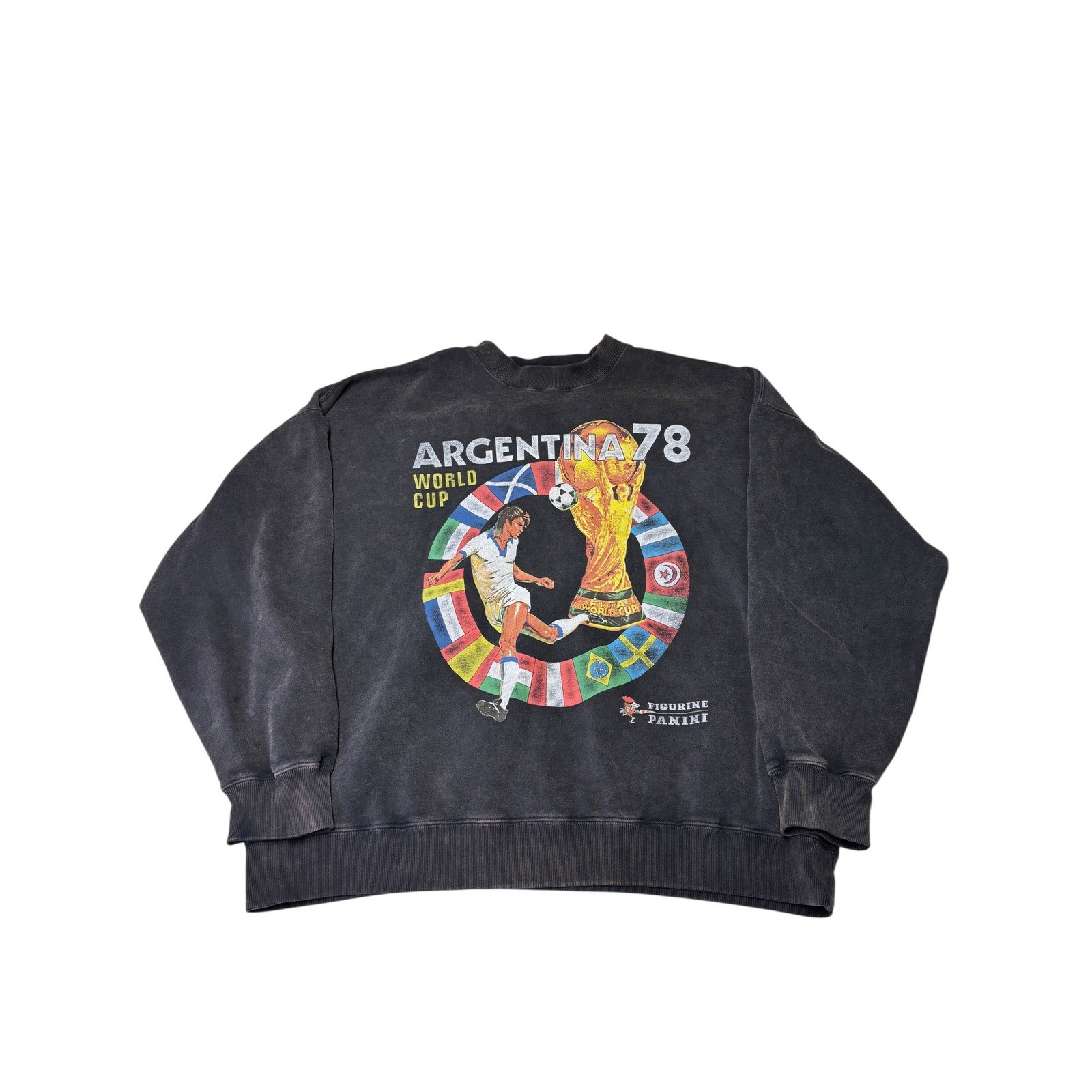 Panini FIFA World Cup History Argentina 78 Oversized Sweatshirt Black XL