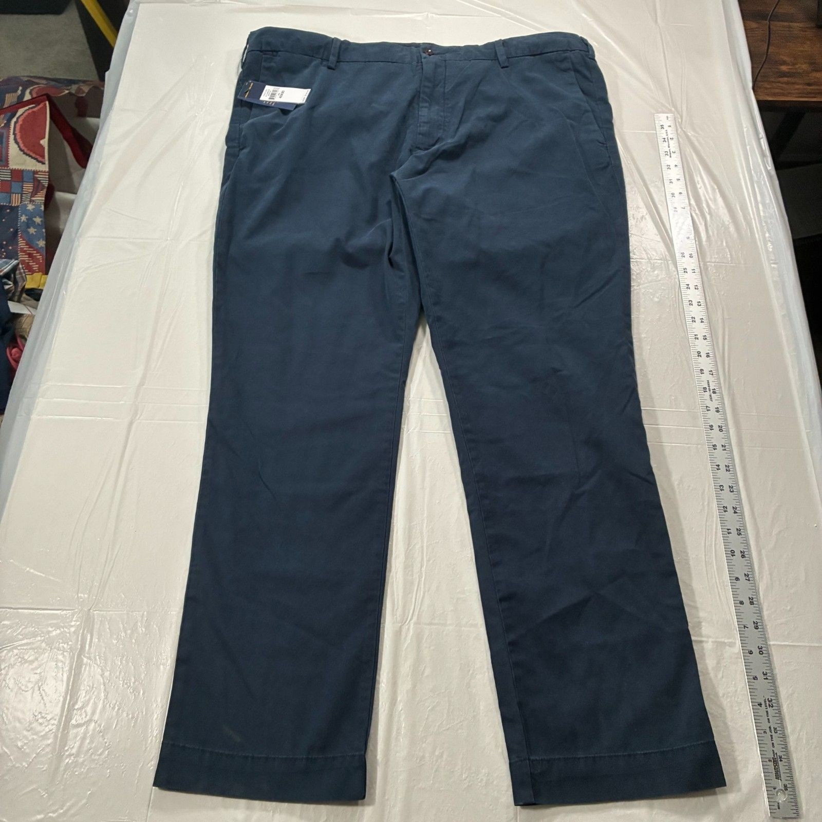 Polo Ralph Lauren Slim Fit Chino Pants Men’s 40×30 Aviator Navy Blue New