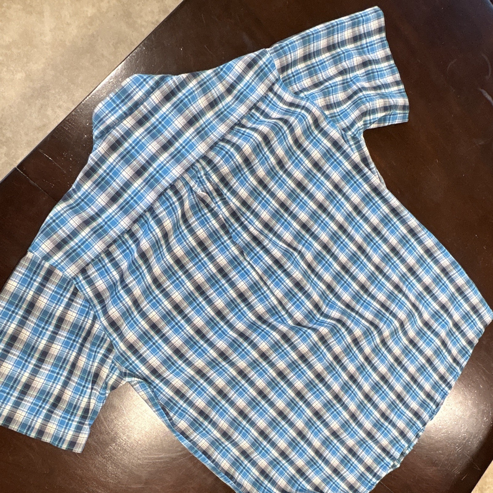 (3)Cinch Men’s L Plaid Button-Down Collared Button-Up Shirt