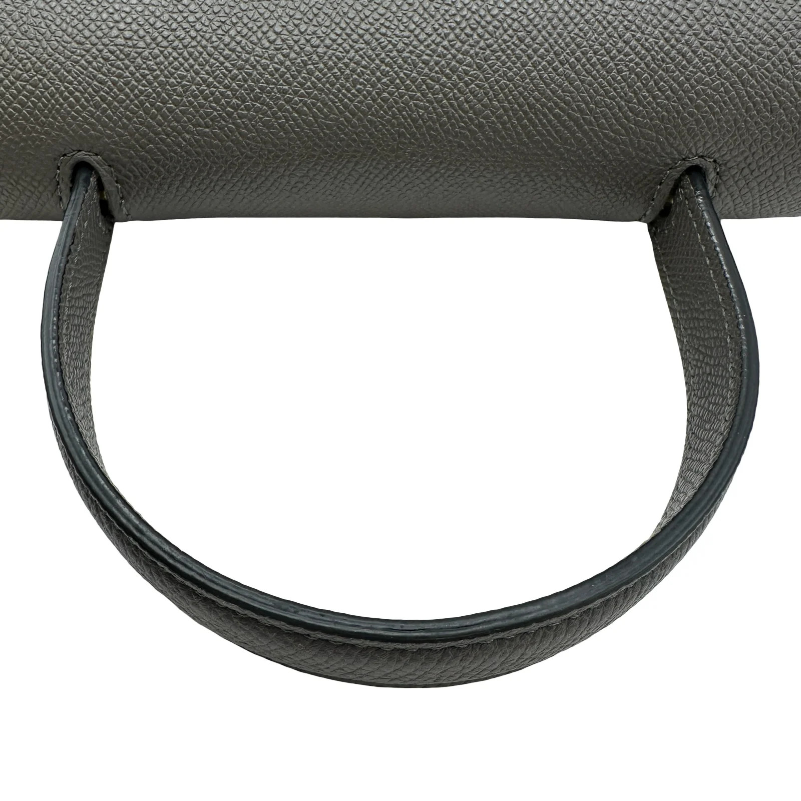 CELINE Belt Bag Nano Gray Leather Shoulder Bag 189003 #OKB9044