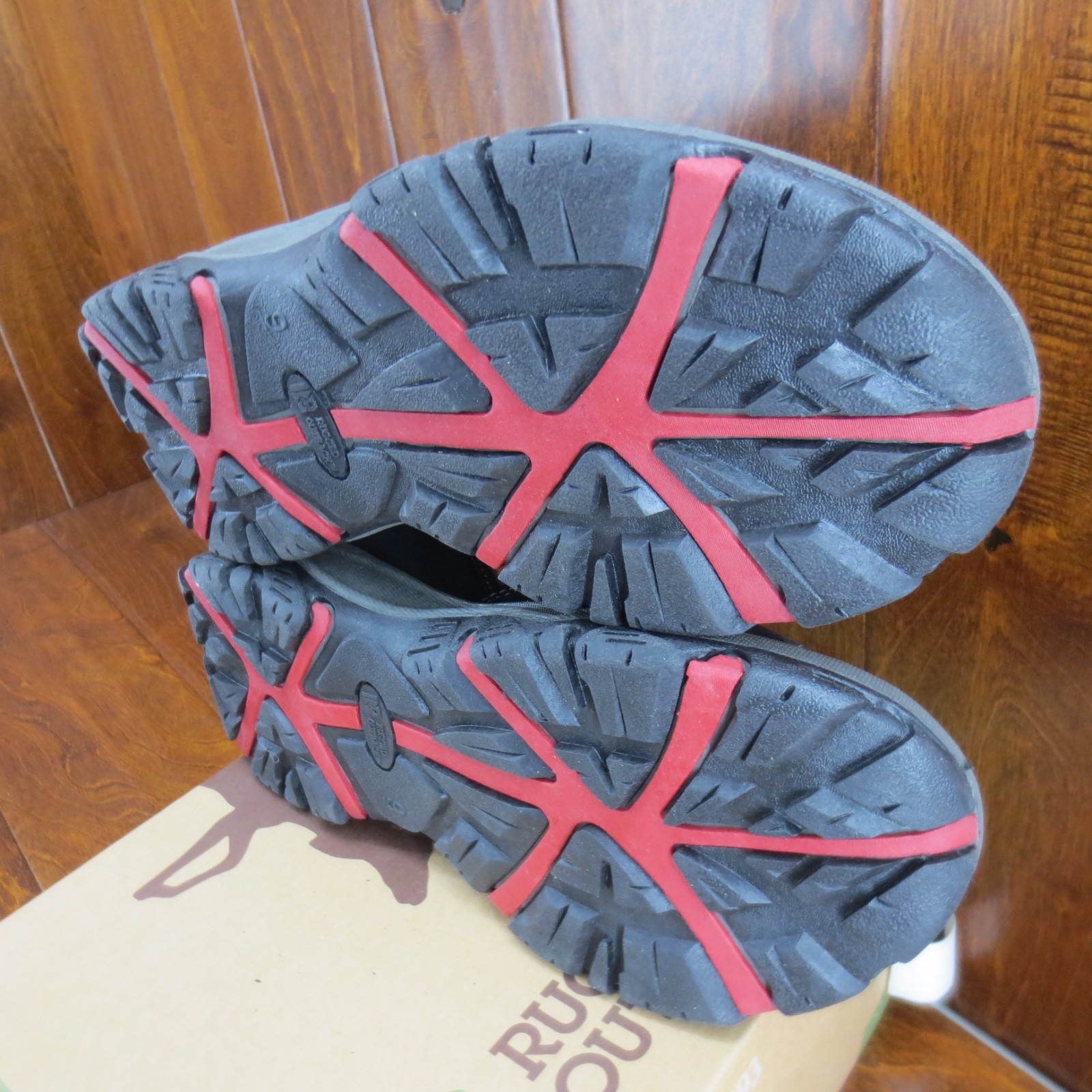 Rugged Outback 62309 Life Trail Rapid Sandals Black Mens Size 9